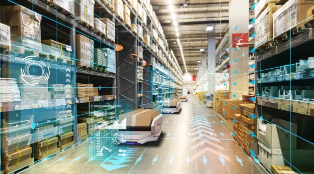 Warehouse management using automation in product management, AI systems for work