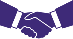 shaking hands icon
